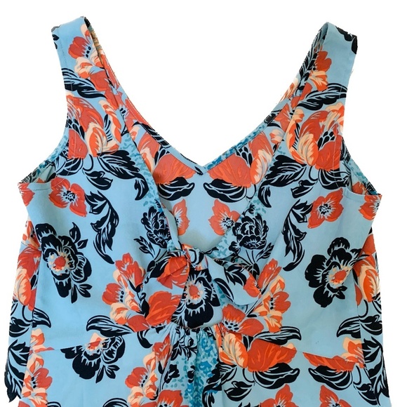 EUC Cabi Maya Style 5400 Tropical Floral Knot Dress Size XS - Picture 5 of 7